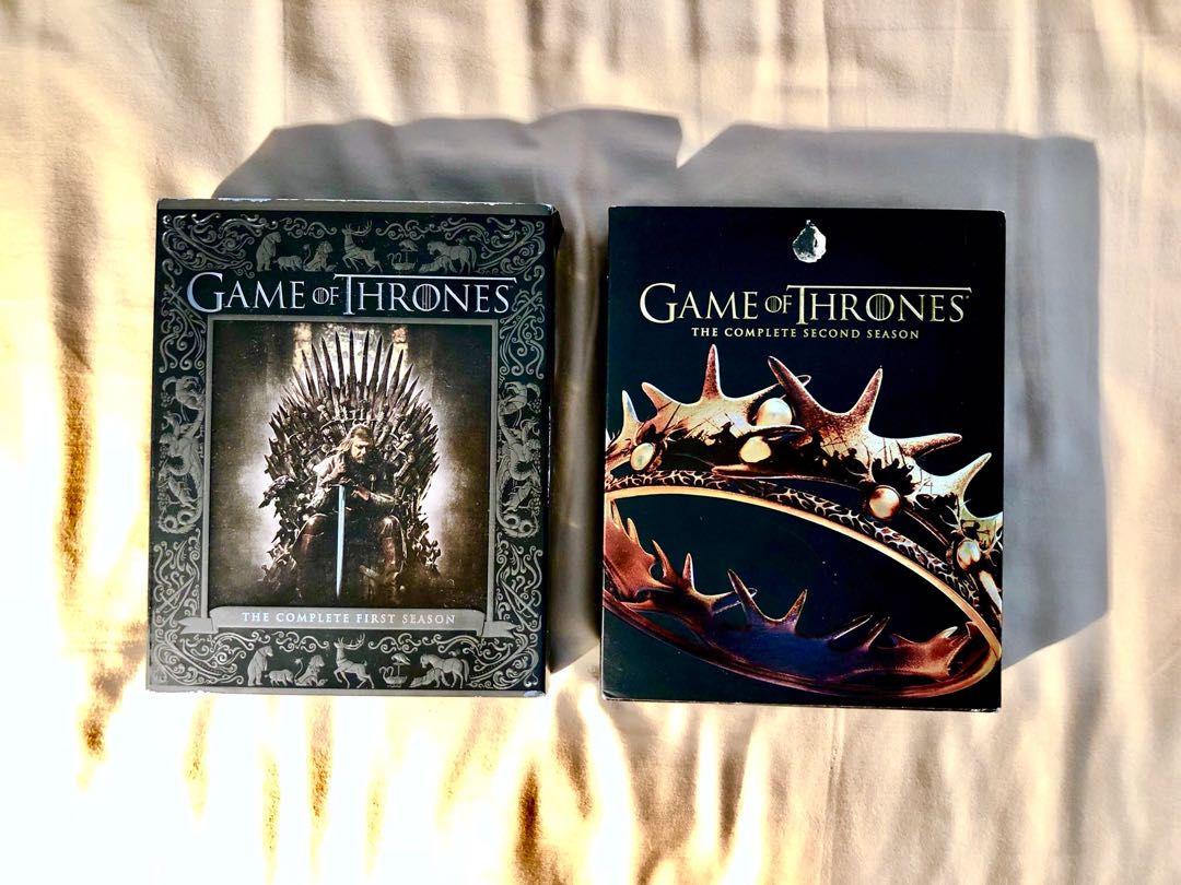 Game Of Thrones Season 1 2 Blu Ray Boxed Sets Used Music Media Cds Dvds Other Media On Carousell Emilia clarke, lena headey, sophie turner and others. carousell
