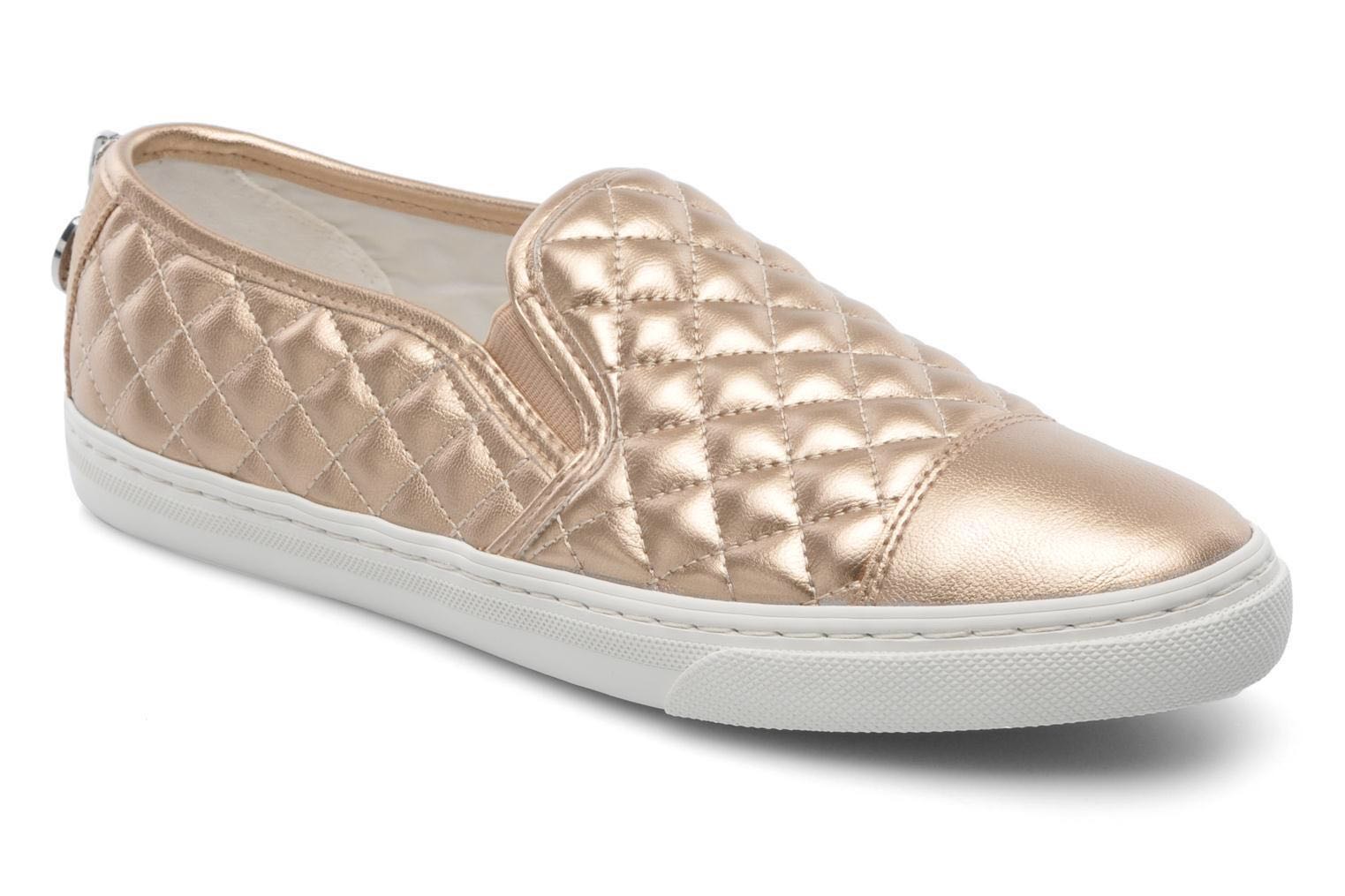 Geox Ladies Gold Leather Loafers Slip 