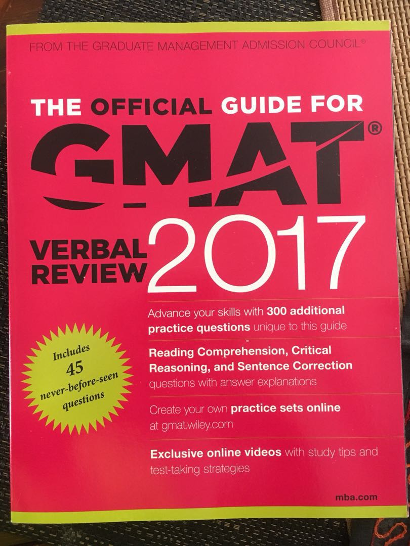 GMAT Official Guide 2017 complete set, Hobbies & Toys, Books