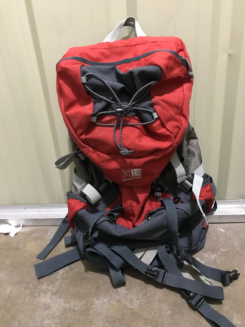 Karrimor Backpack 6065 liters (red), Sports Equipment, Other Sports