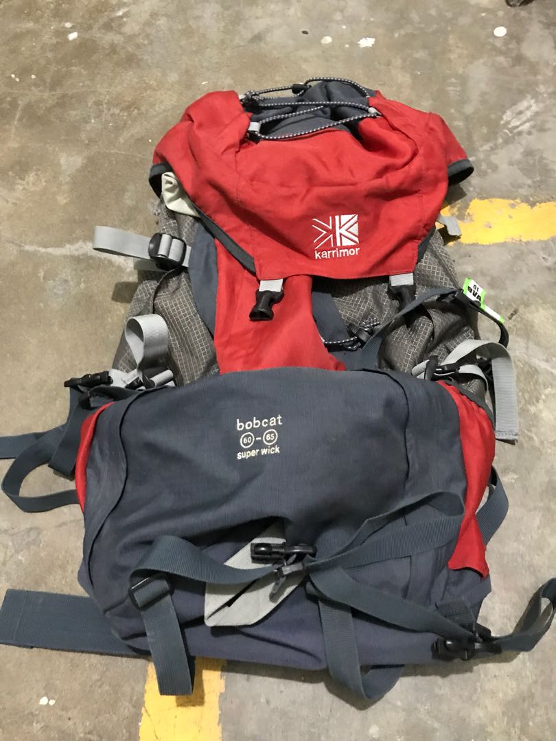 Karrimor Backpack 6065 liters (red), Sports Equipment, Other Sports