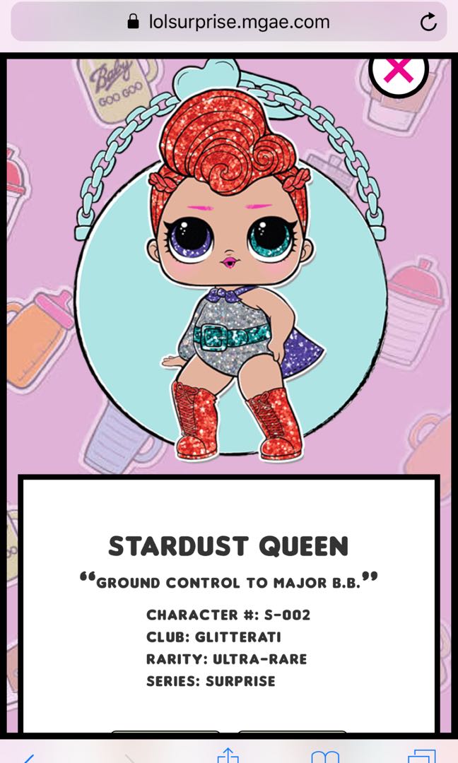 stardust queen lol surprise
