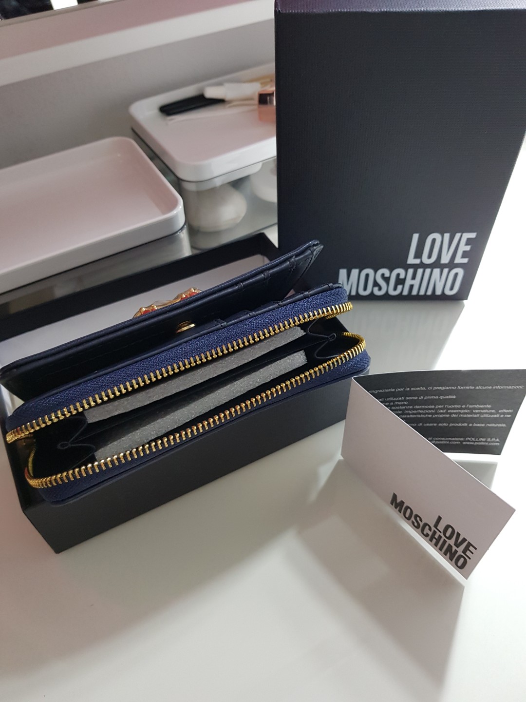 Love moschino wallet, Luxury, Bags  Wallets on Carousell