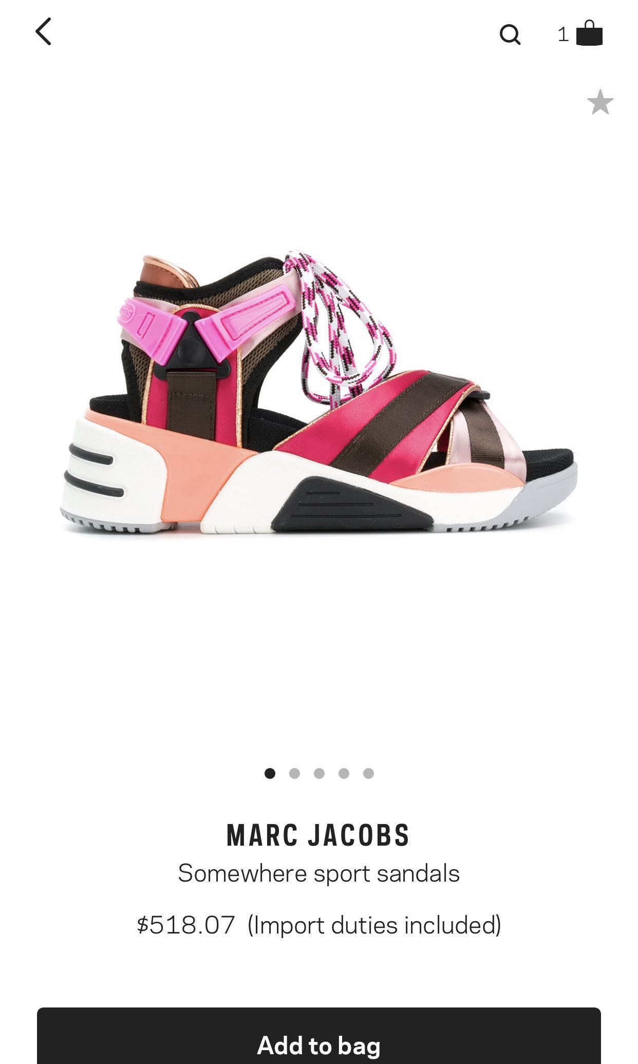 Marc jacobs new arrivals somewhere sport sandal