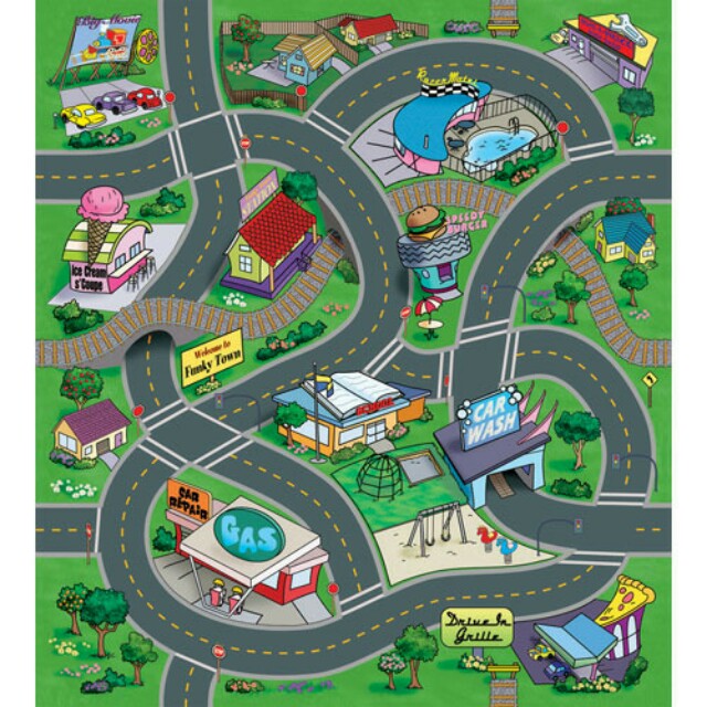 Matmax Play Mat Funky Town For Toy Cars Toys Games Others On