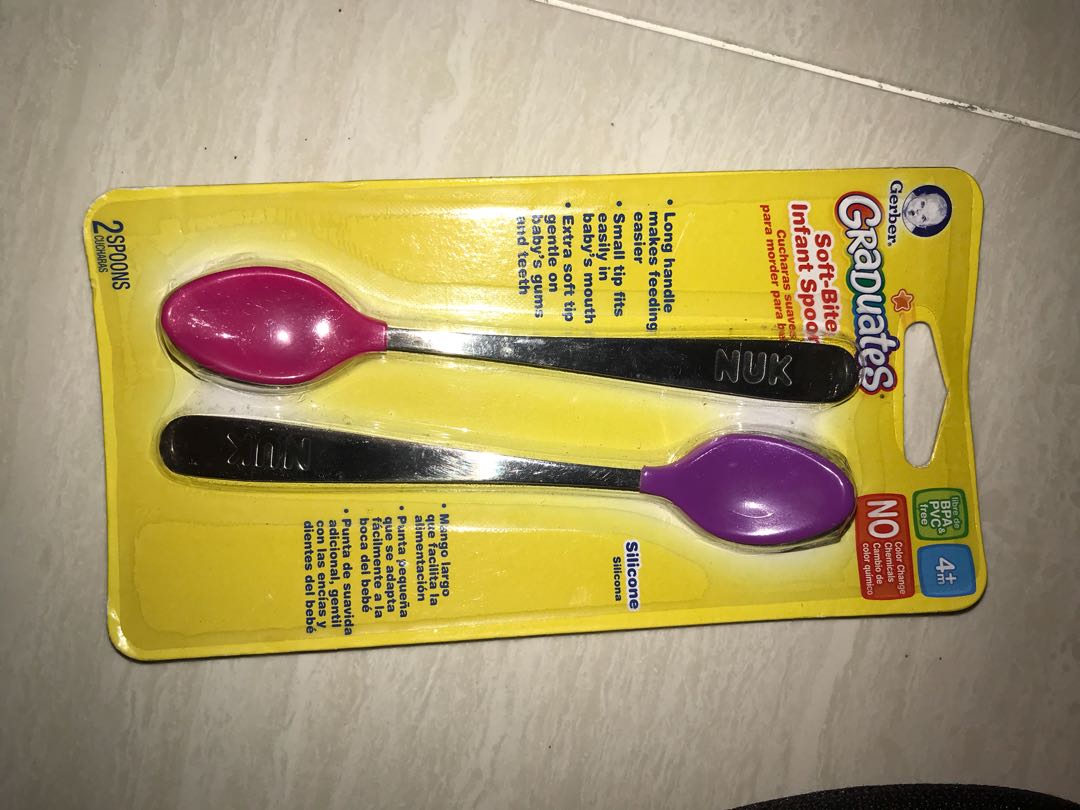 gerber silicone spoons