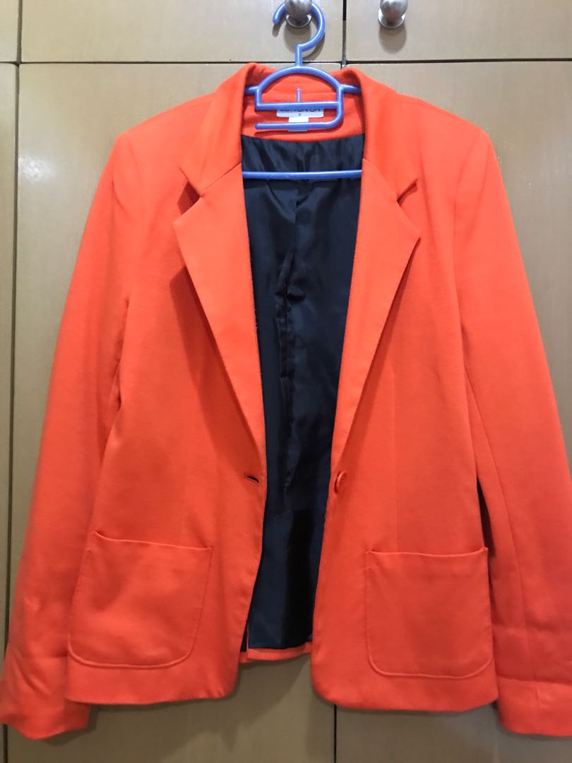 blazer orange label