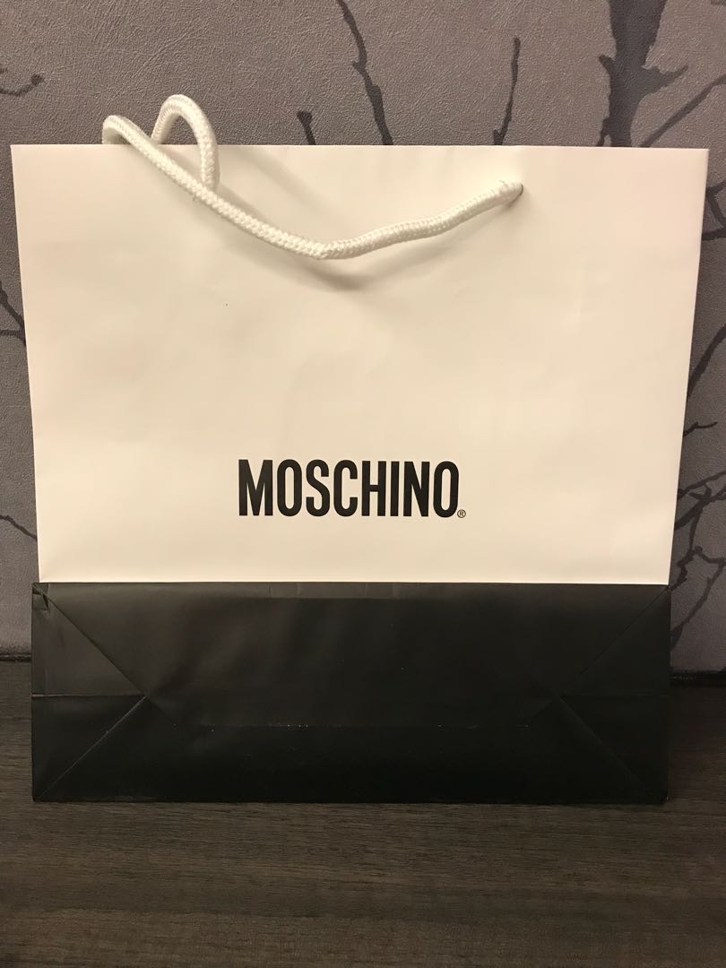 moschino paper bag