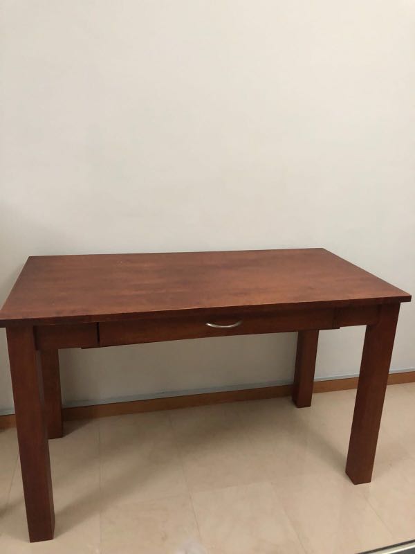 Picket & Rail Study Desk, Furniture & Home Living, Furniture, Tables