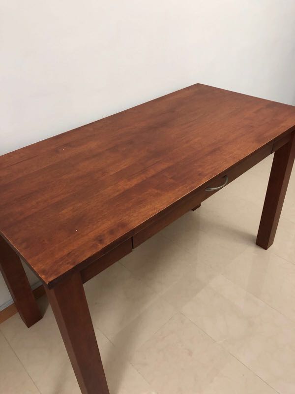 Picket & Rail Study Desk, Furniture & Home Living, Furniture, Tables