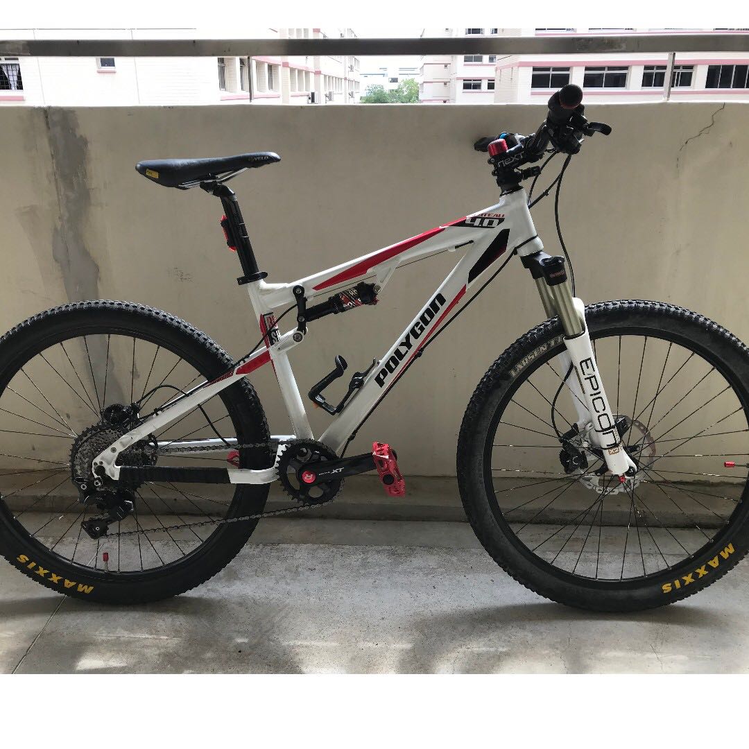 polygon full suspension mountain bike