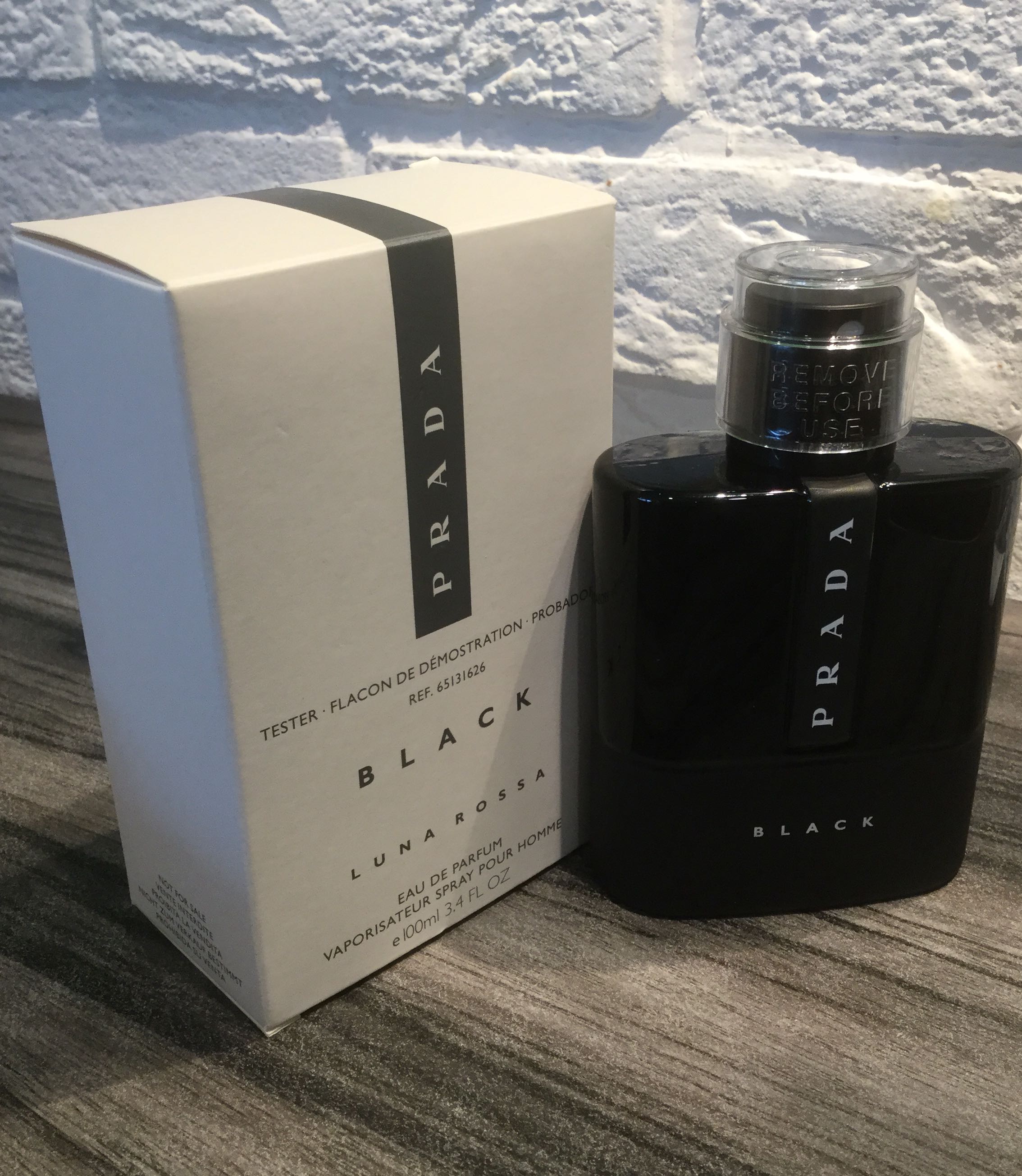 prada luna rossa black tester