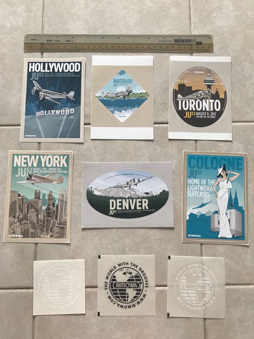 rimowa sticker set