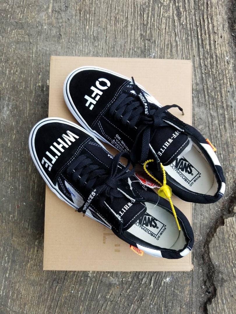 Sepatu Vans Old Skool X Off White Olshop Fashion Olshop Pria Di