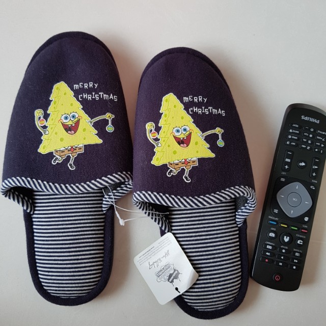 spongebob bedroom slippers