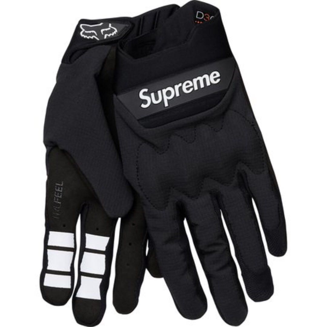 Supreme x Fox Racing Bomber LT Gloves Black Medium