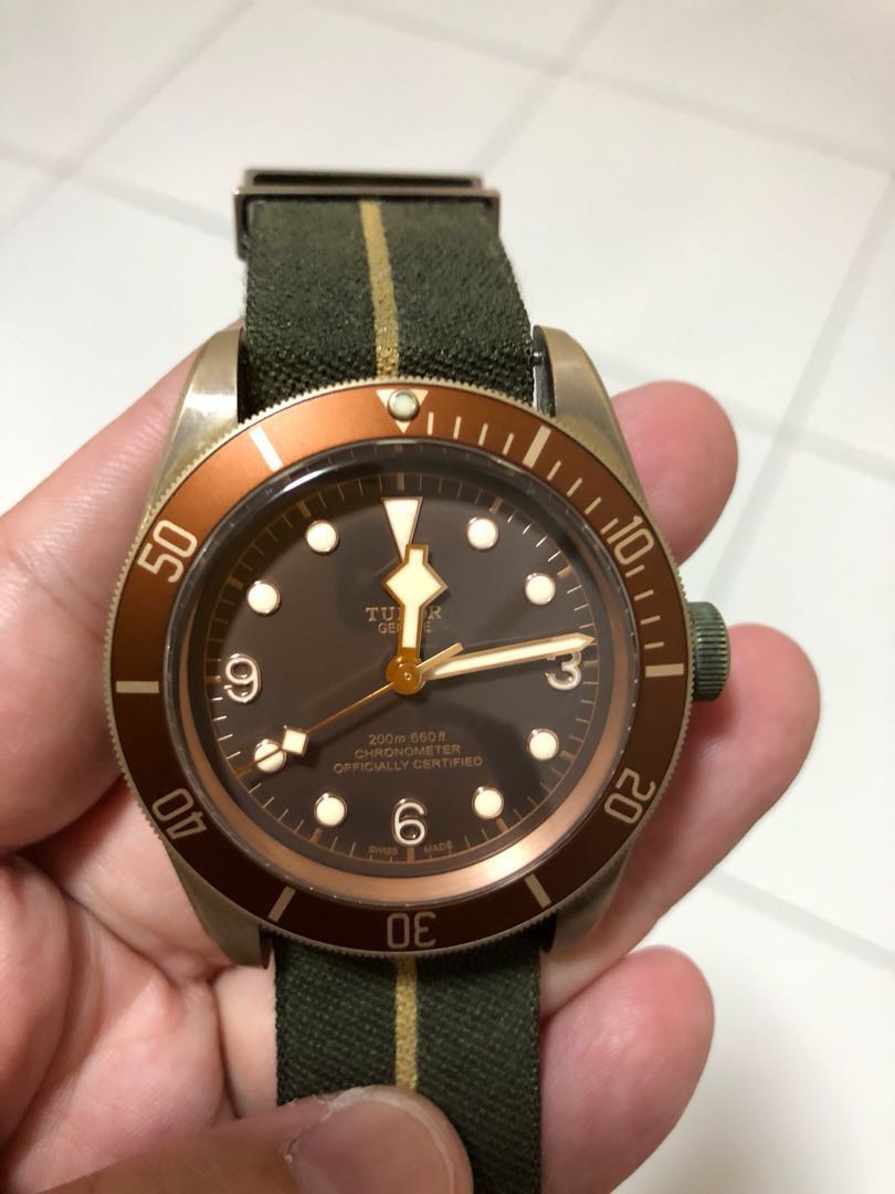 Tudor black bay bronze cheap used