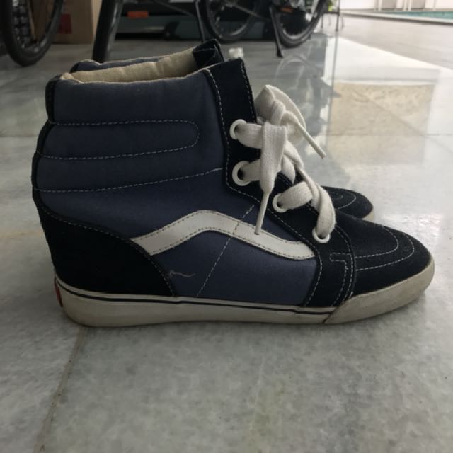 vans high top wedges