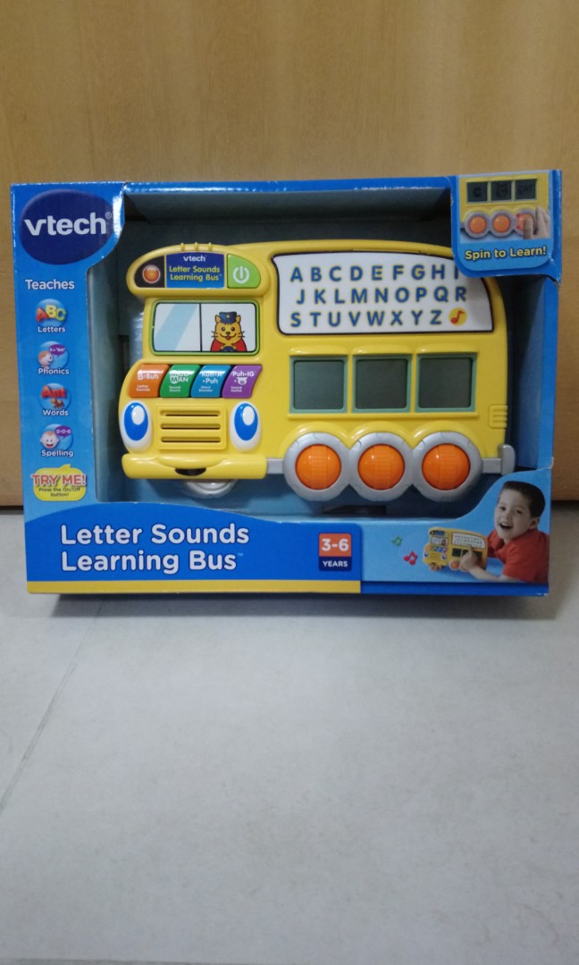 vtech letter sounds learning bus