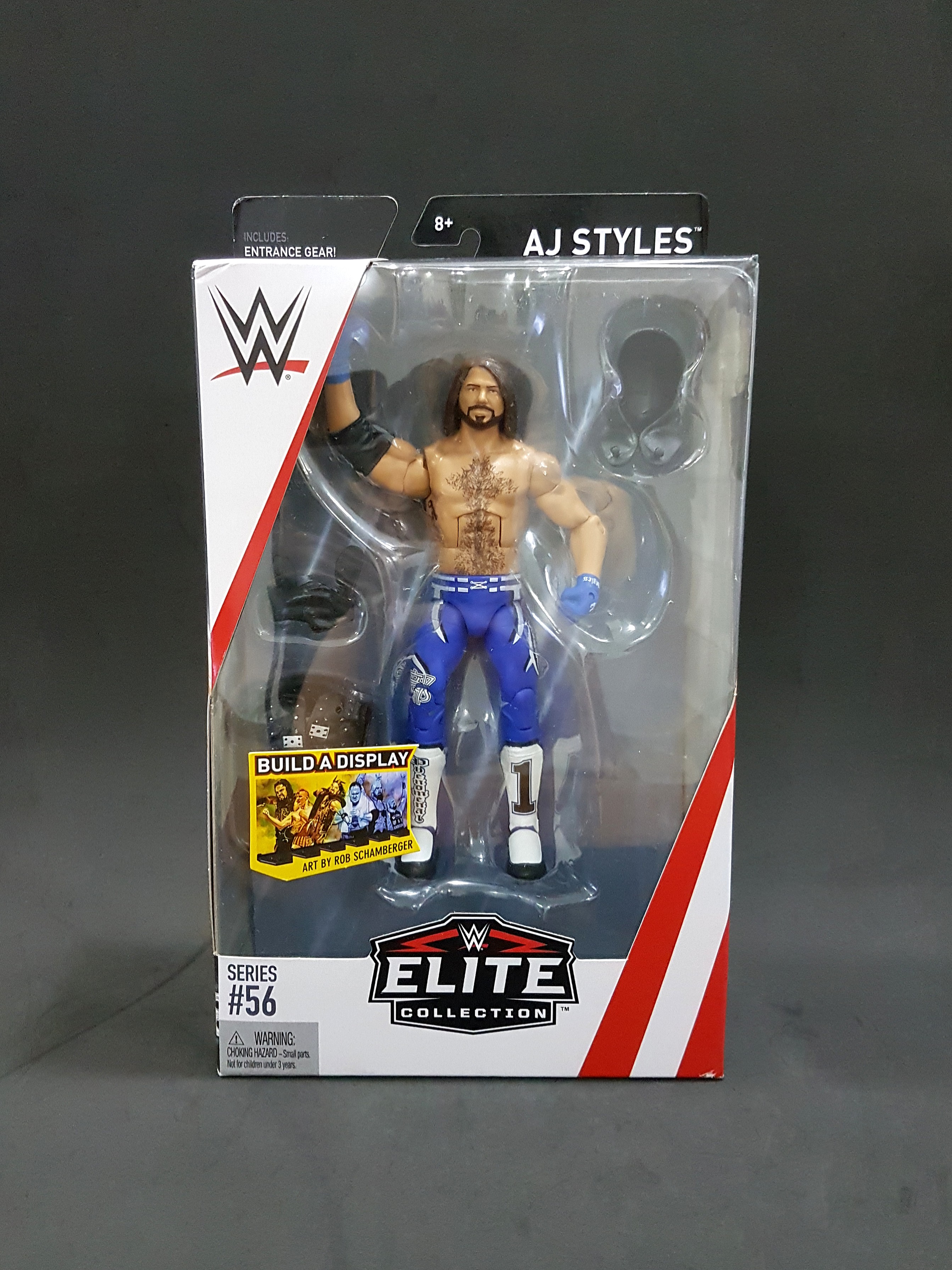 WWE Elite Collection AJ Styles Series 56 Mattel Wrestling Action Figure 7" NEW 