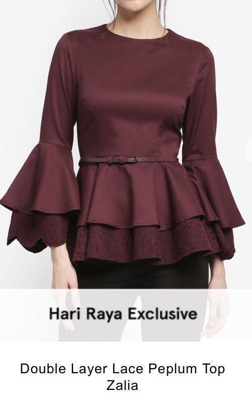 Zalia peplum top hotsell