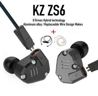KZ ZS6, Audio, Portable Audio Accessories on Carousell
