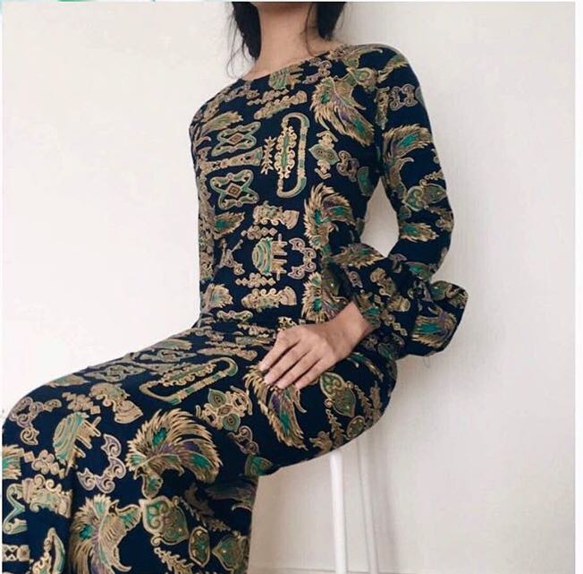 Batik shop mermaid dress