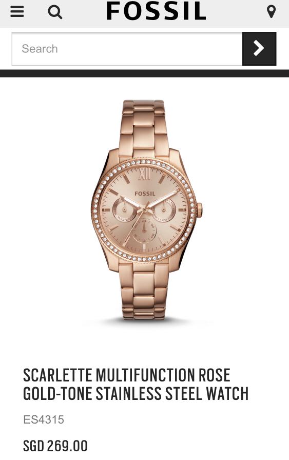 fossil watch es4315