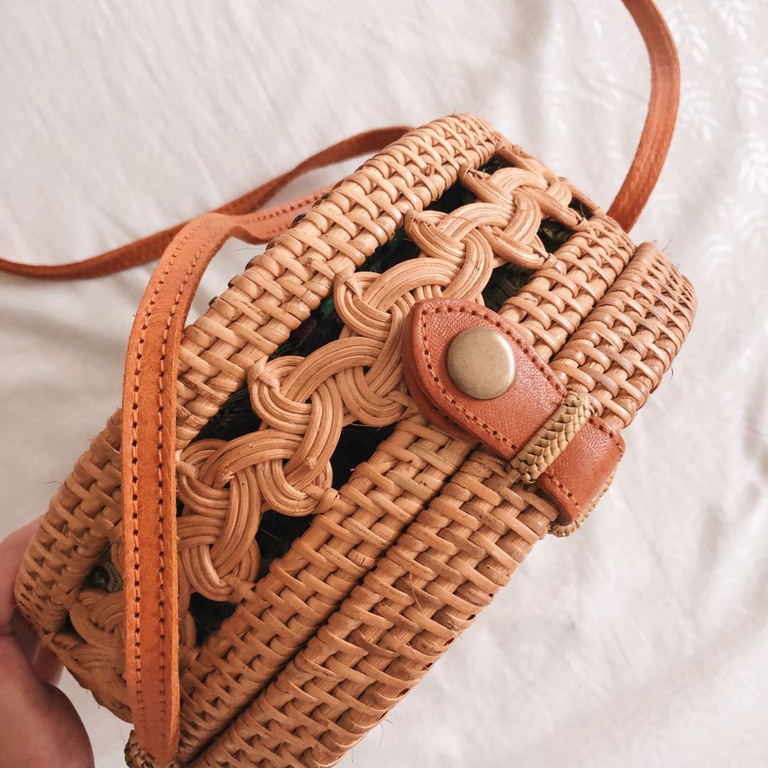 Rattan bags online new arrivals
