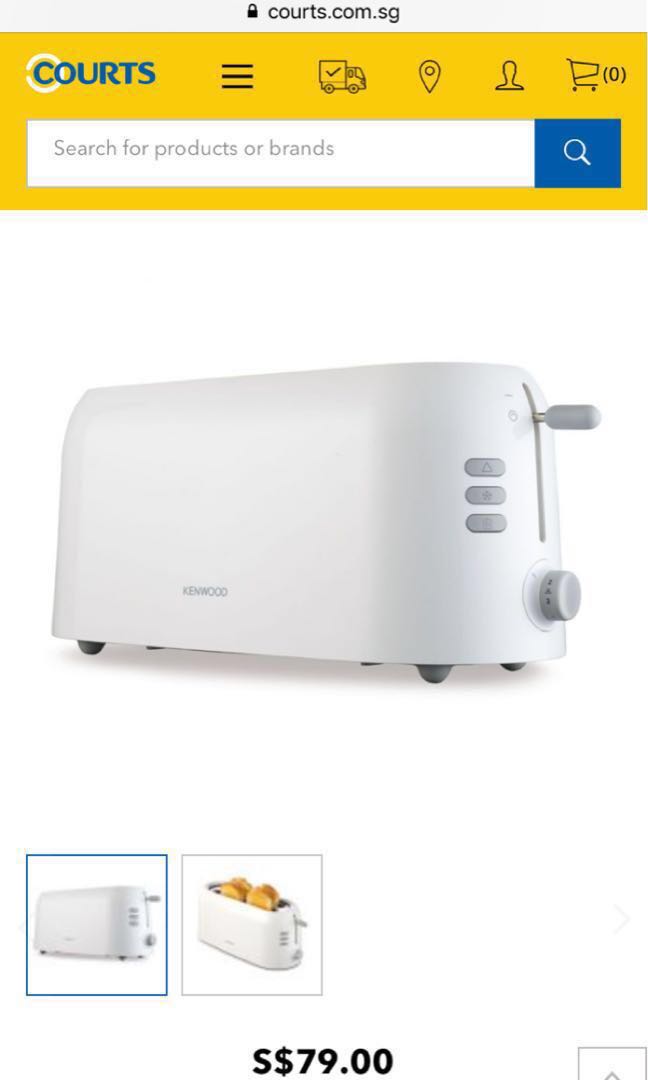 BN Kenwood 4 Slice Toaster TTP210, TV & Home Appliances, Kitchen