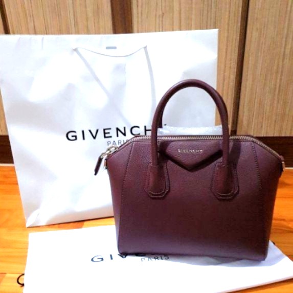 Givenchy antigona small oxblood online