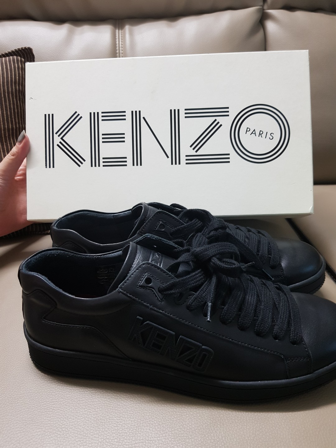 Kenzo on sale tennix noir
