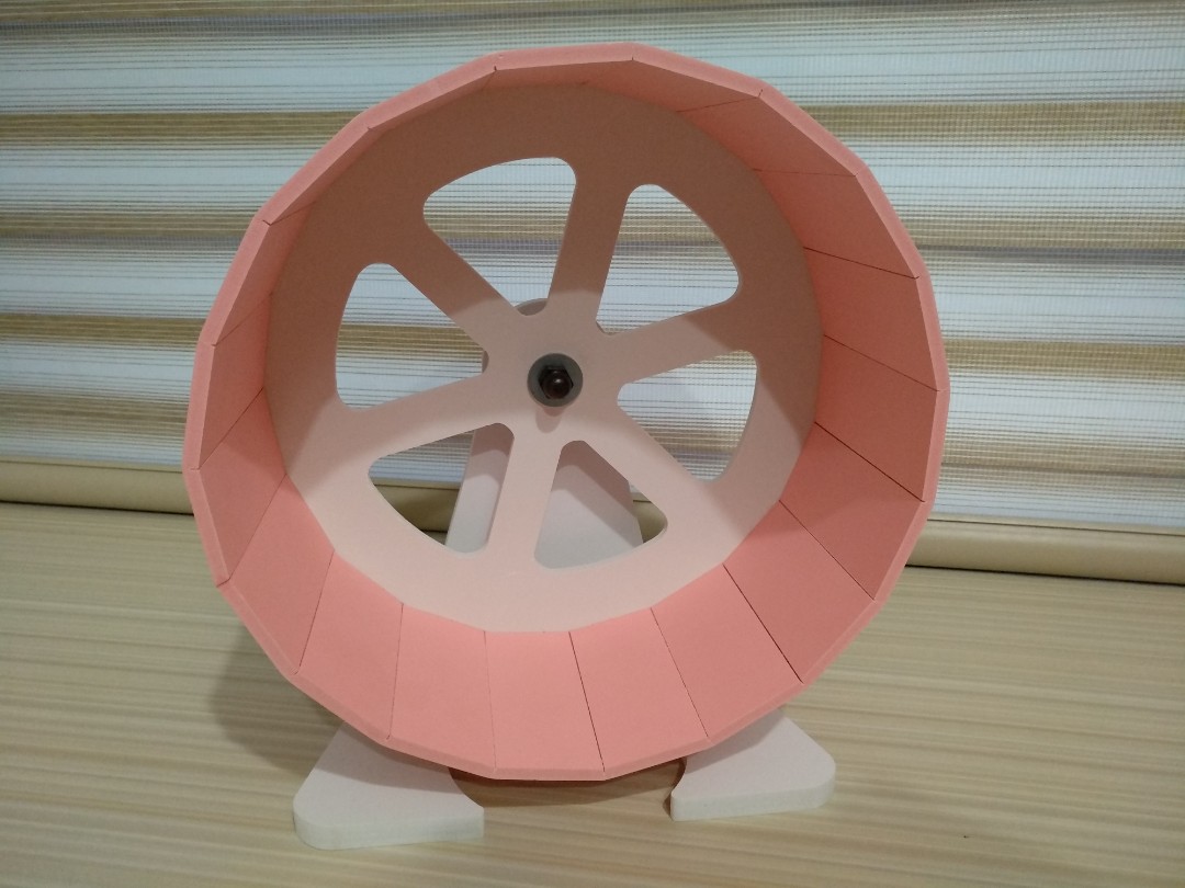 pink hamster wheel