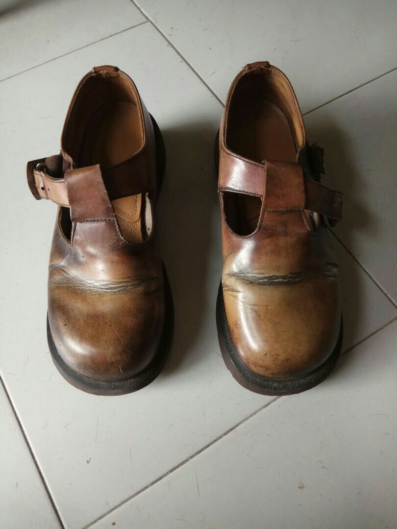 Brown Leather Shoes, Women's Fashion, Footwear, Loafers on Carousell