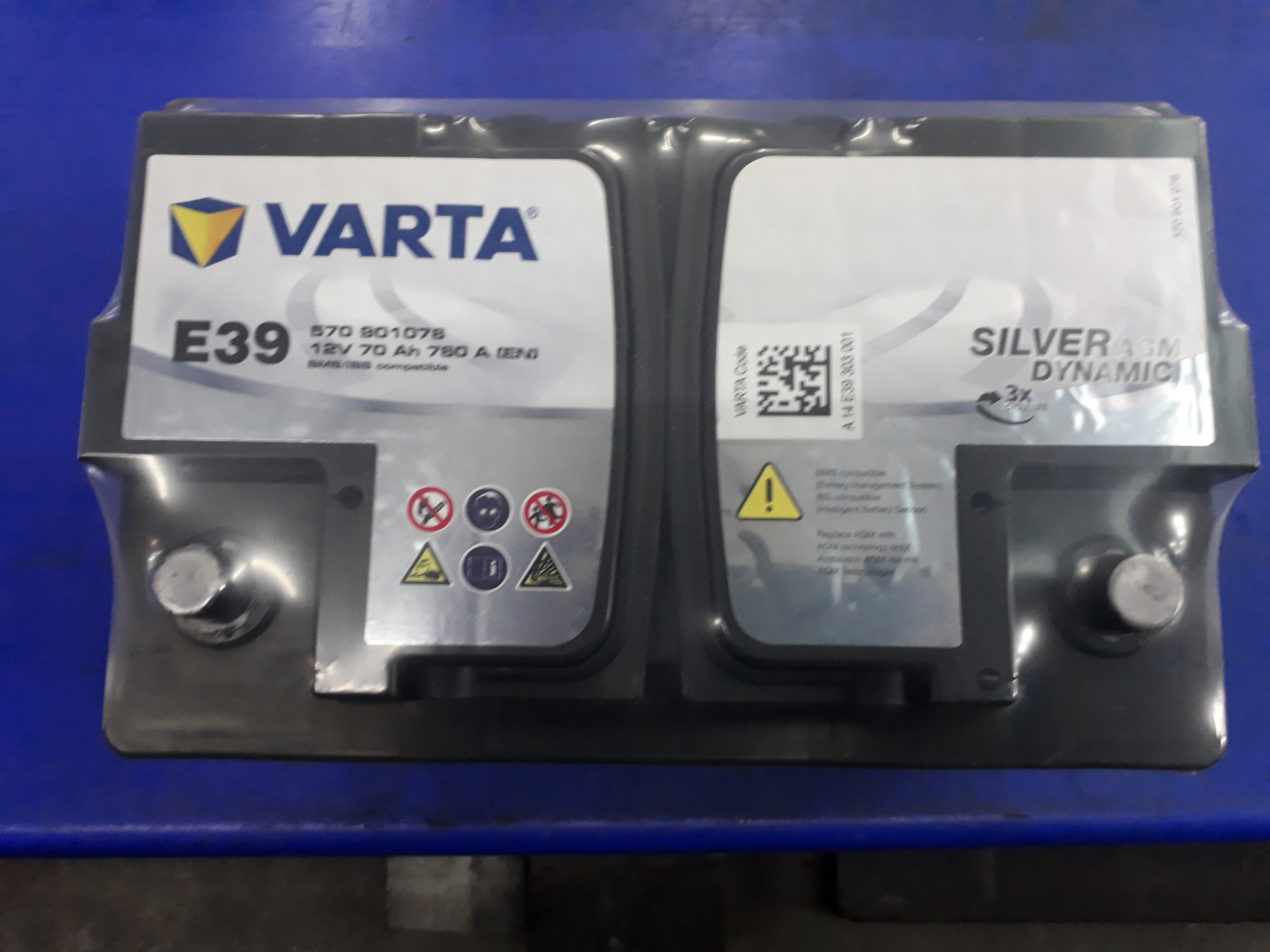 Car Battery Din70 Varta Agm Battery 70ah Cca760 No Ecu Registering 1 Year Warranty Car Accessories Accessories On Carousell