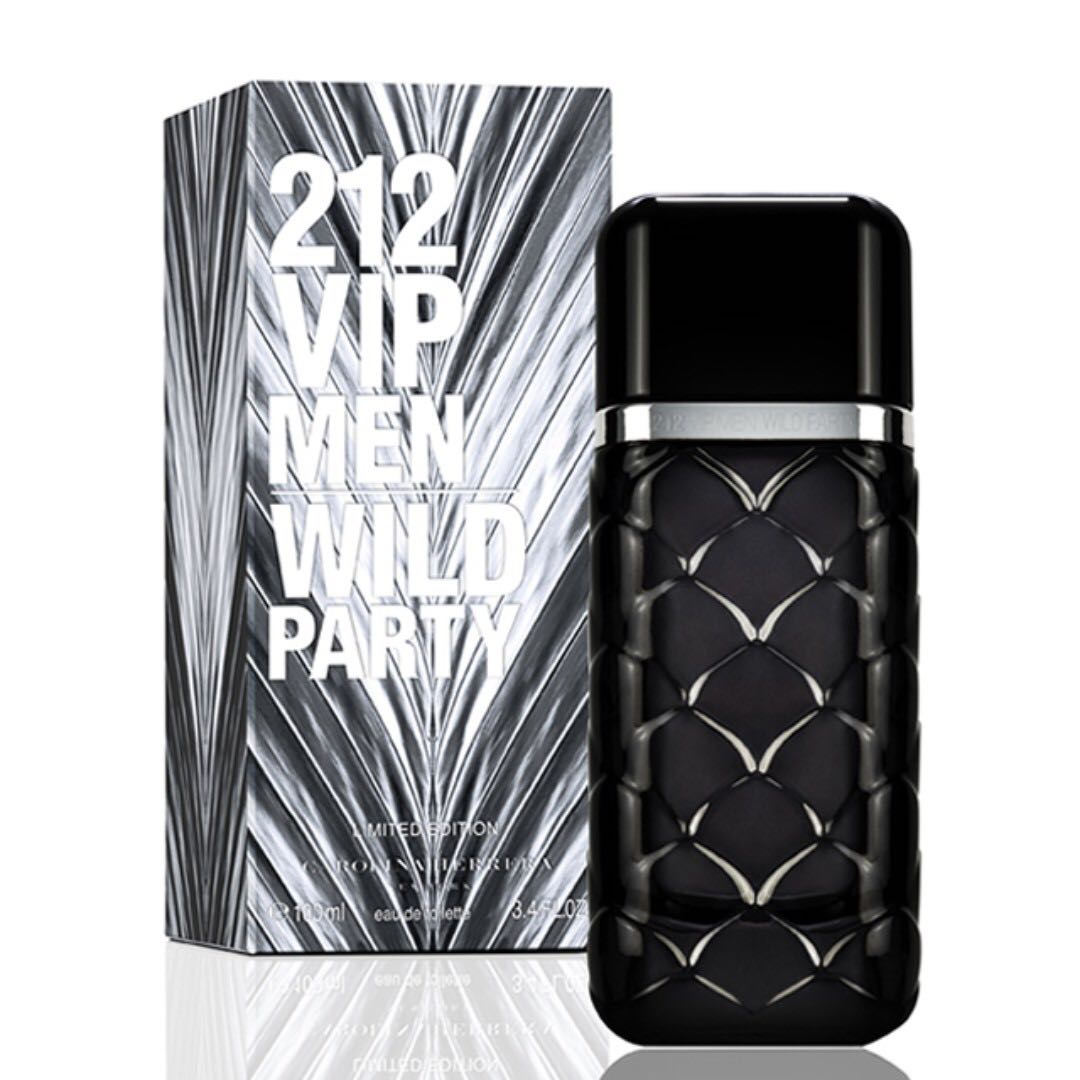 Carolina Herrera 212 Vip Wild Party Limited Edition Edt For Men