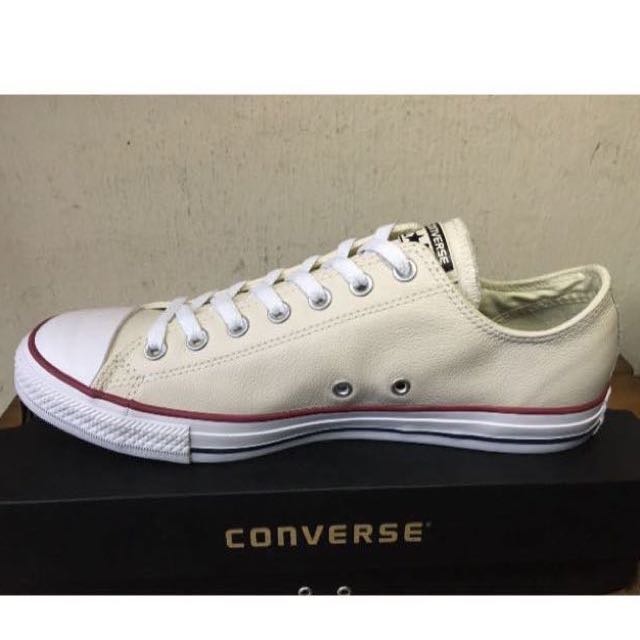 converse off white leather