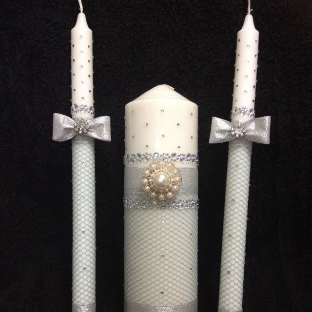 elegant wedding candles