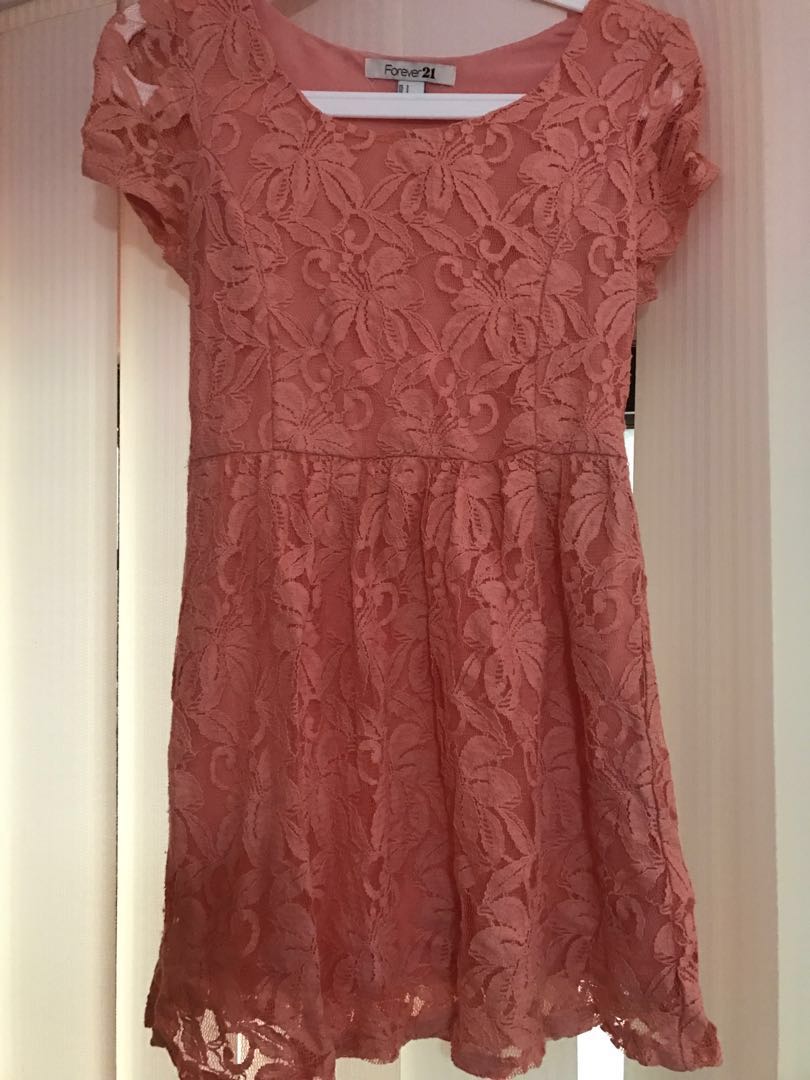 Forever 21 hot sale coral dress