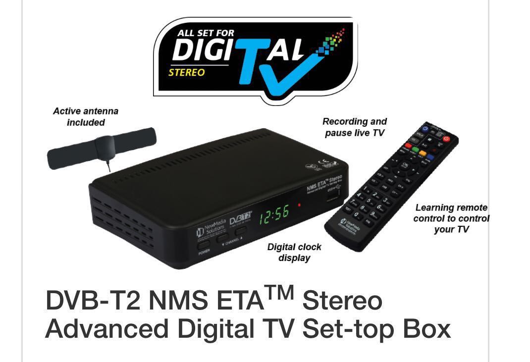 Hd Digital Tv Setup Box For Local Channels Only On Any Tv Home Appliances Tvs Entertainment Systems On Carousell