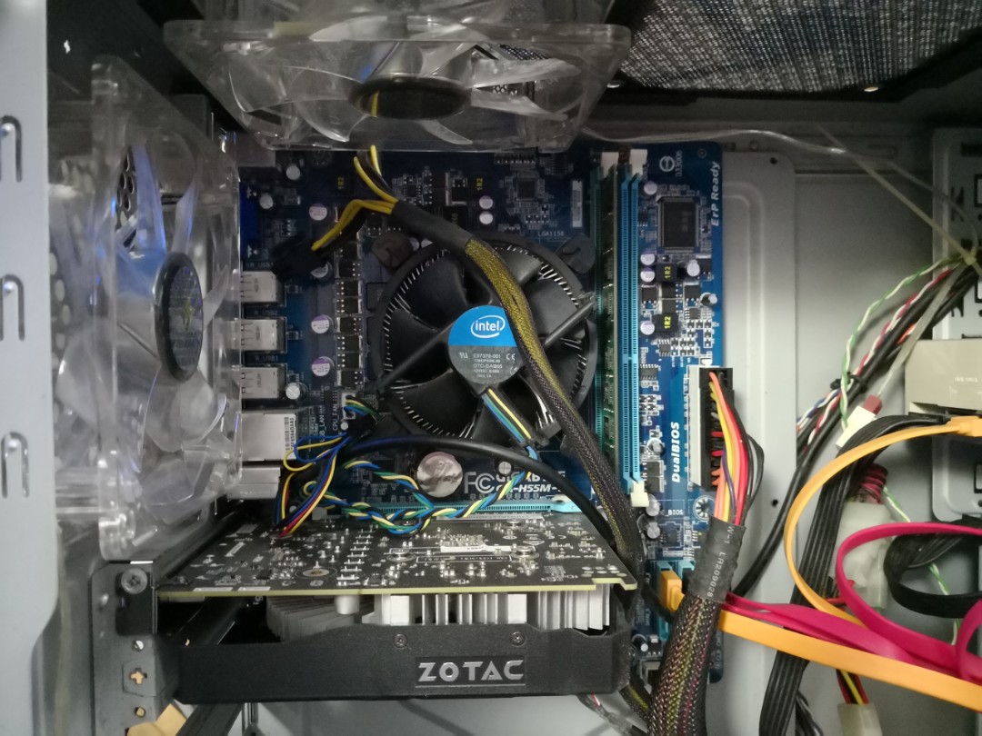 i7 860 CPU with Gigabyte GA-H55M-S2 Micro ATX LGA1156 Motherboard ...