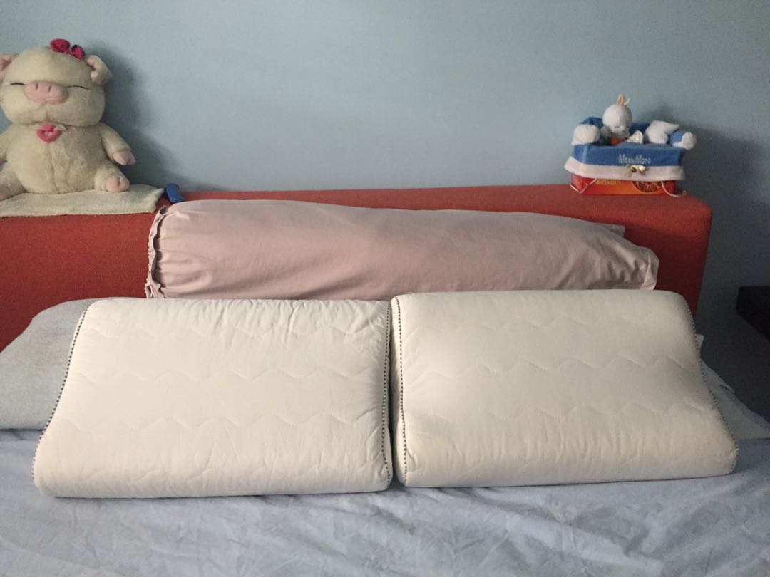 Ikea Neck Supportive Pillow One Pair Furniture Beds