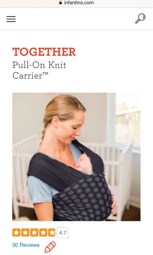 infantino pull on carrier