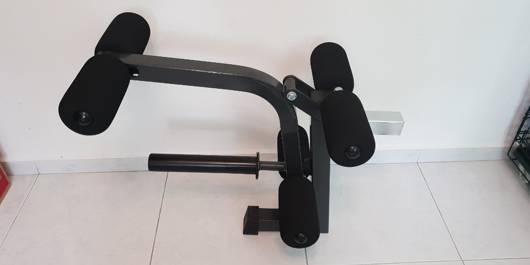 Ironmaster Super Bench With Leg Curl Sports Weights Gym