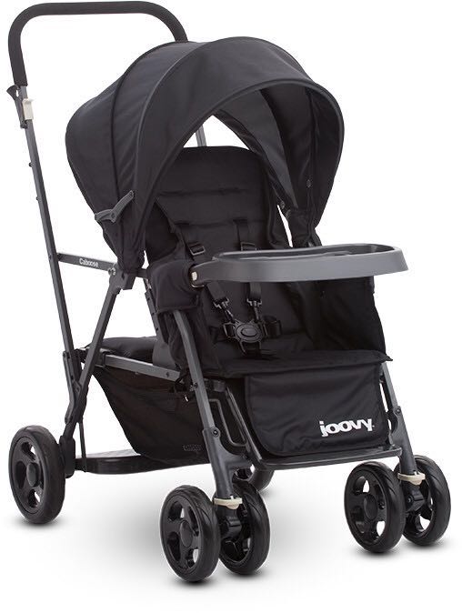Joovy Caboose Graphite Double Stand on tandem stroller Babies Kids Going Out Strollers on Carousell