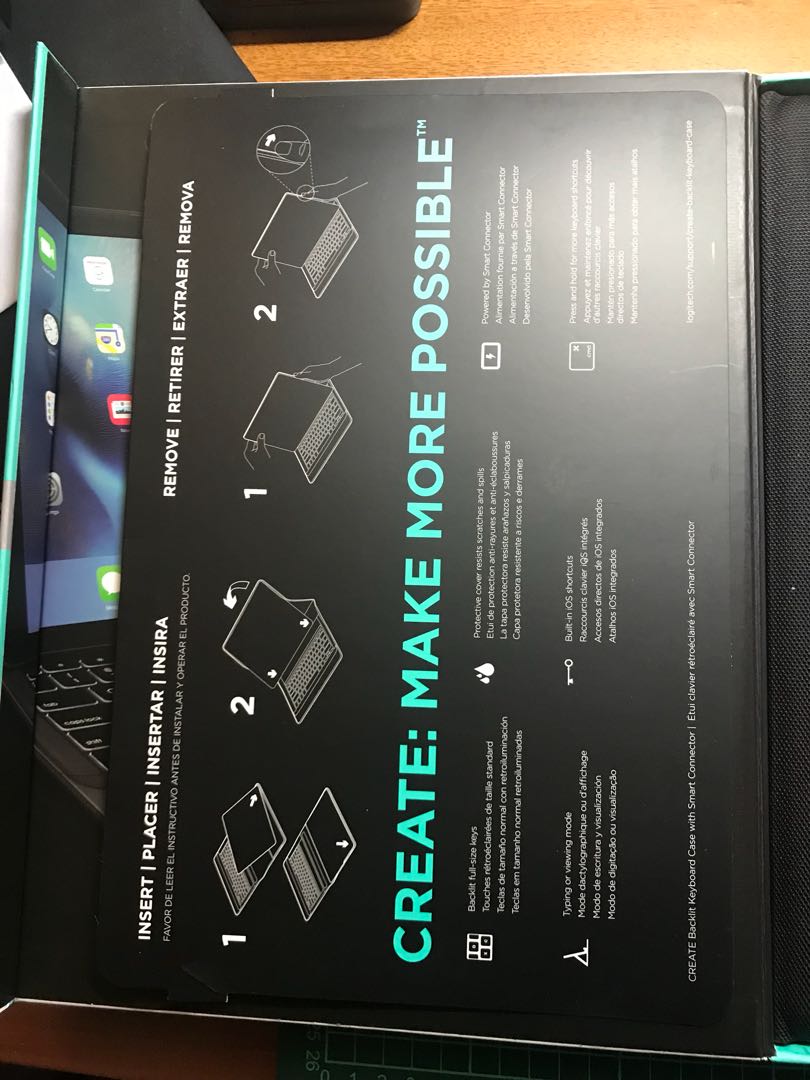 Logitech keyboard for ipad pro 12.9, Mobile Phones & Gadgets, Mobile