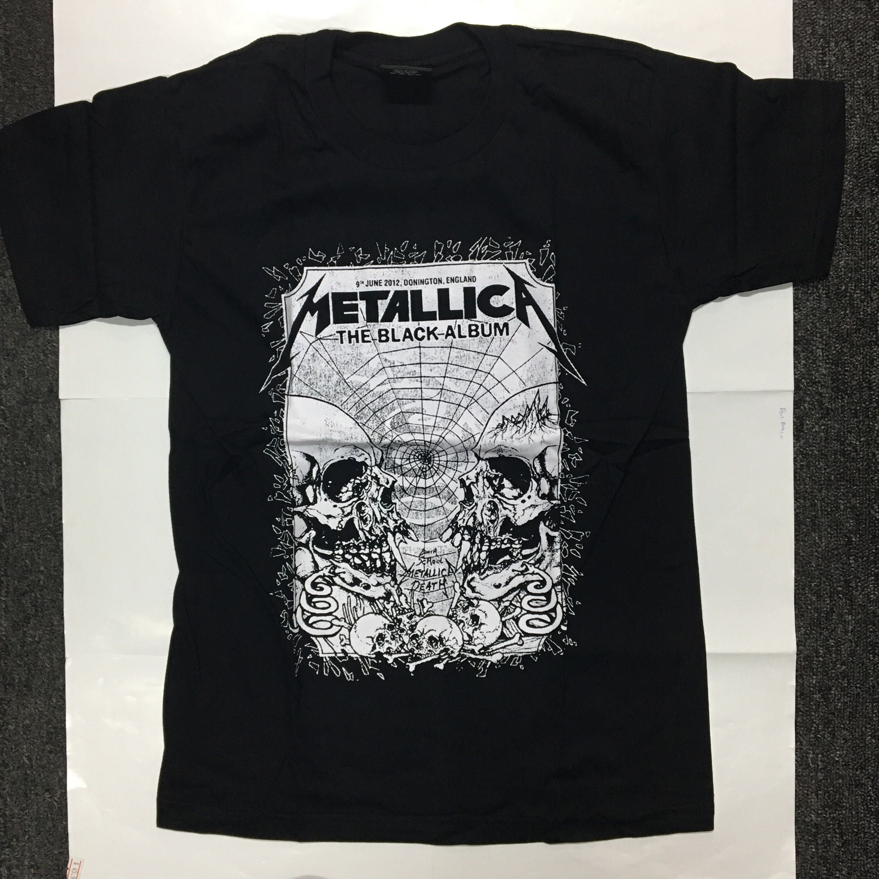 metallica t shirt black album