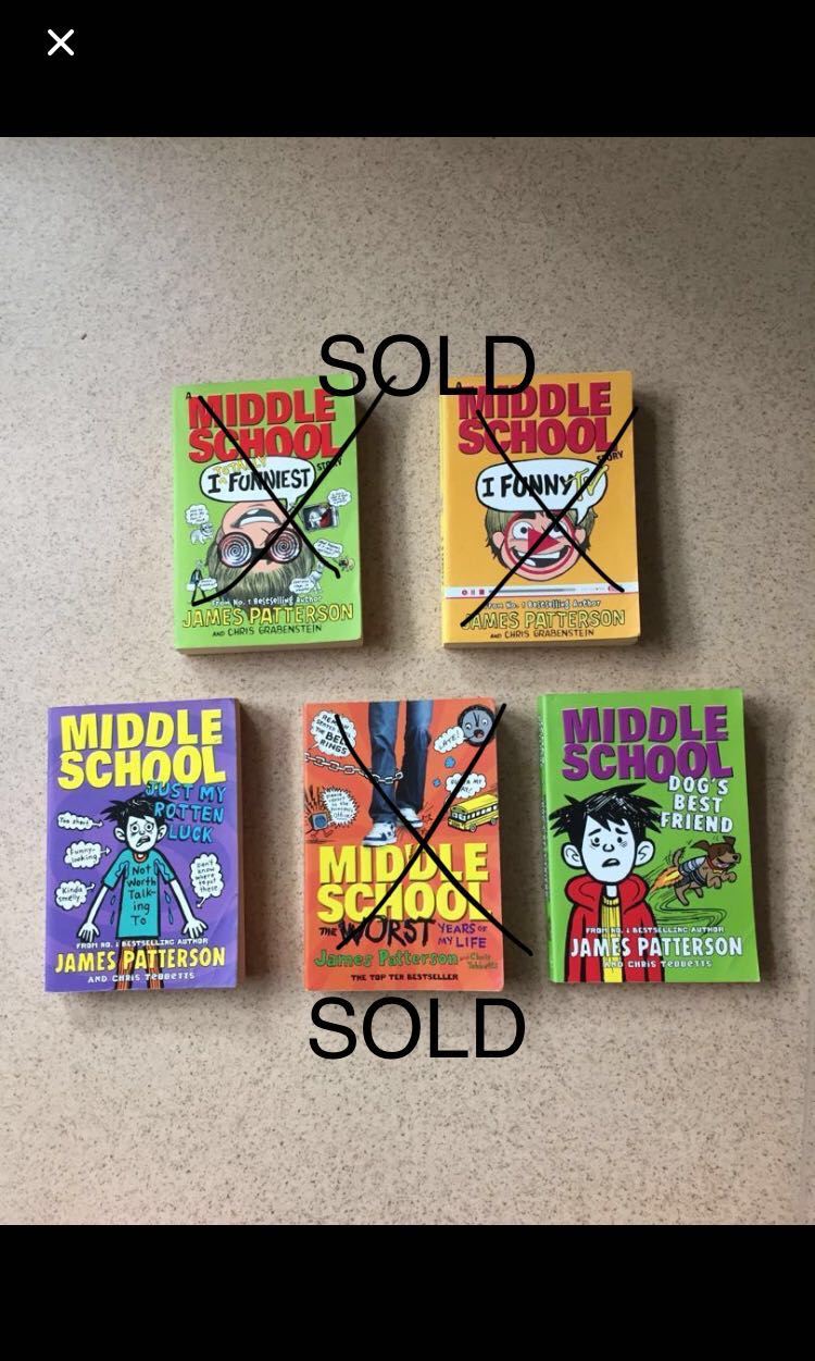 Middle School Series I Funny By James Patterson Books Stationery Children S Books On Carousell