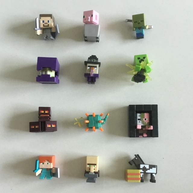 Minecraft mini figures series top 12