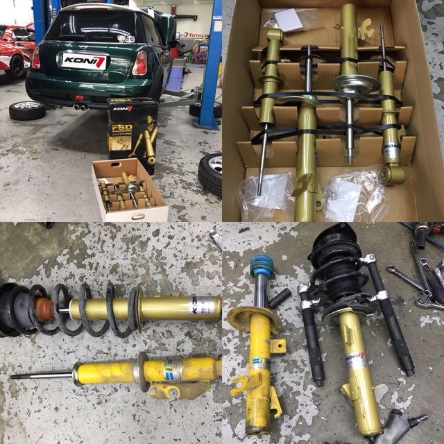 Mini R53 Cooper S Upgrades To Koni Fsd Dampers With Original Spring